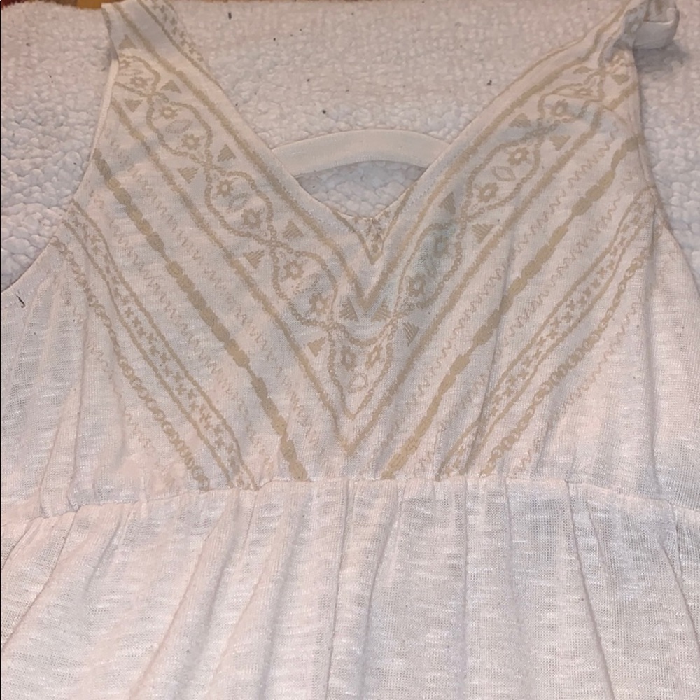 Cream tank top